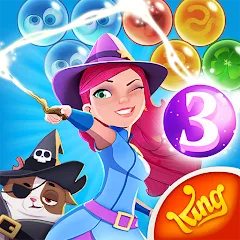 Скачать взлом Bubble Witch 3 Saga (Бабл Витч 3 Сага)  [МОД Бесконечные деньги] - полная версия apk на Андроид