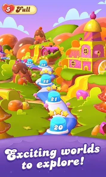 Candy Crush Friends Saga (Кенди Краш Френдс Сага)  [МОД Бесконечные деньги] Screenshot 4