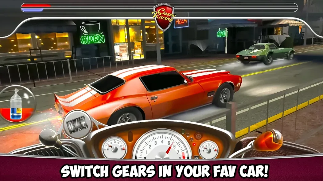 Classic Drag Racing Car Game (Классическая игра на гонках драгрейсинга)  [МОД Бесконечные деньги] Screenshot 3