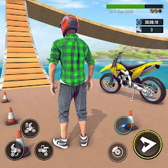 Скачать взлом Bike Stunt : Motorcycle Game  [МОД Unlocked] - стабильная версия apk на Андроид