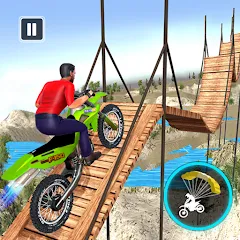 Взлом Bike Stunt Game: Tricks Master  [МОД Много денег] - стабильная версия apk на Андроид