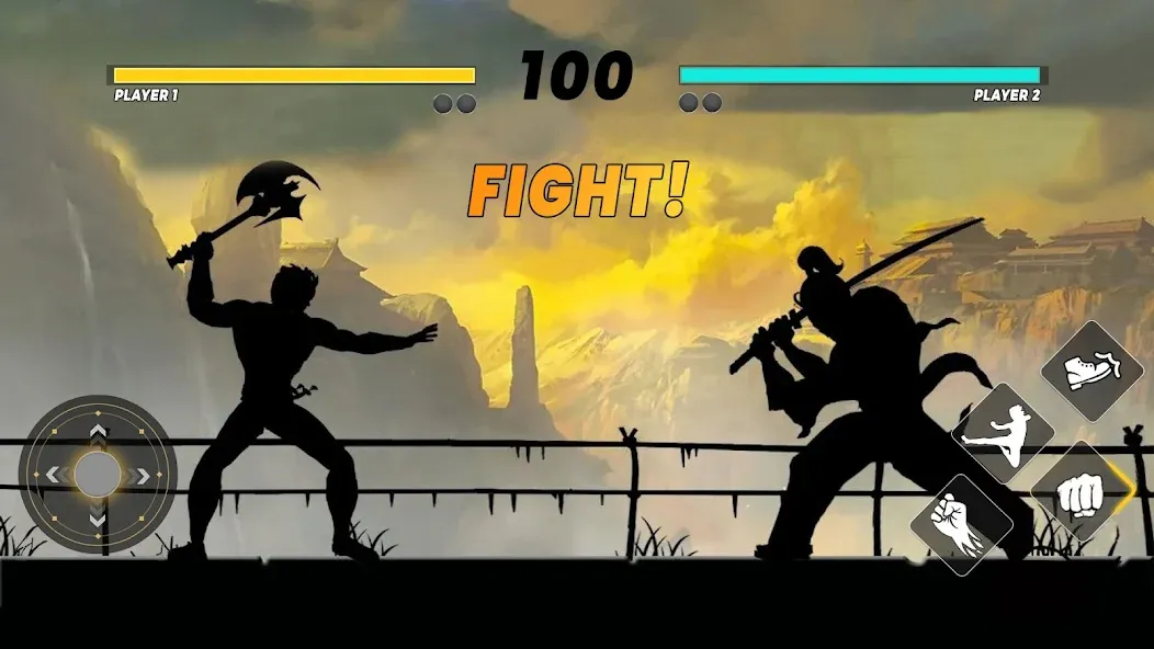 Sword Shadow Fighting Game 3D  [МОД Бесконечные деньги] Screenshot 5