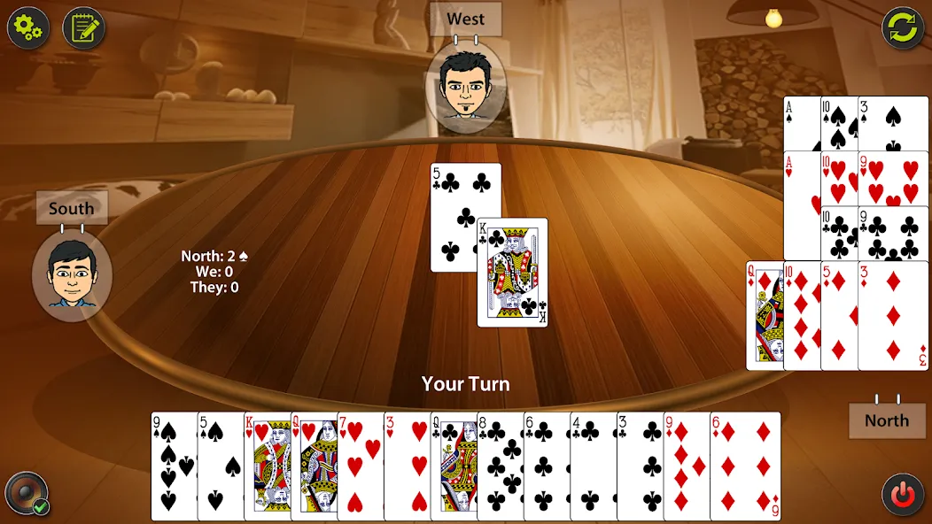 Auction Bridge & IB Card Game  [МОД Unlimited Money] Screenshot 2