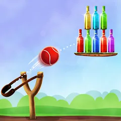 Скачать взлом Bottle Shooting Game 2  [МОД Бесконечные деньги] - стабильная версия apk на Андроид