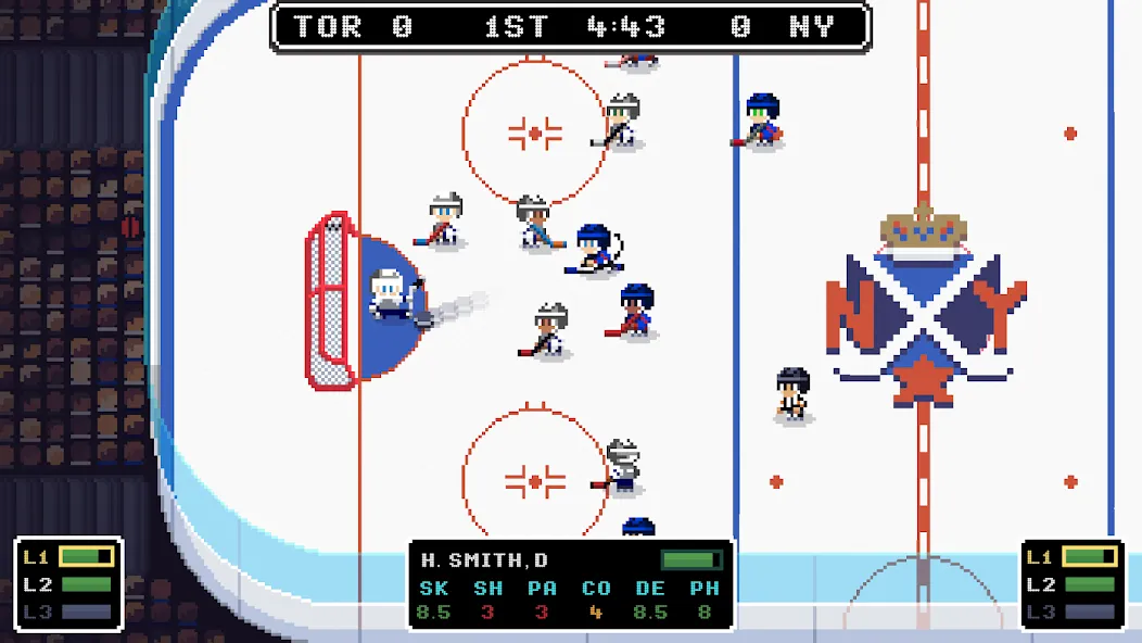 Ice League Hockey (Айс Лиг Хоккей)  [МОД Menu] Screenshot 1