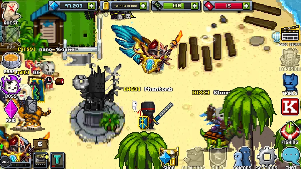 Bit Heroes Quest: Pixel RPG (Бит Хероес Квест)  [МОД Все открыто] Screenshot 4