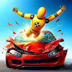 Взломанная Realistic Car Crash Simulator (Реалистичный симулятор автокатастроф)  [МОД Много денег] - последняя версия apk на Андроид