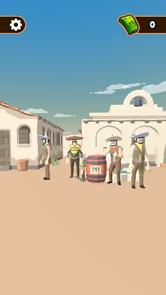 Western Cowboy: Shooting Game (Вестерн Каубой)  [МОД Unlimited Money] Screenshot 2