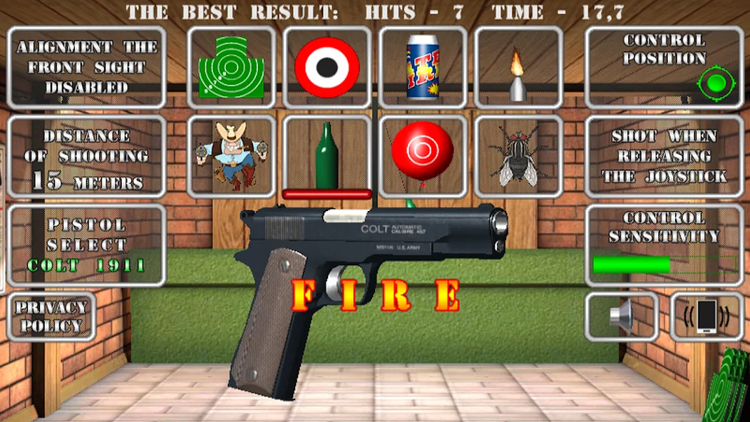 Pistol shooting. Desert Eagle (Пистолет стрельбы симулятор)  [МОД Много денег] Screenshot 2