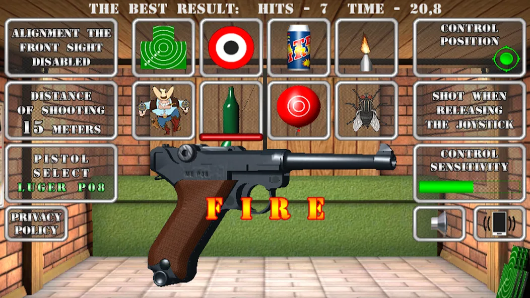 Pistol shooting. Desert Eagle (Пистолет стрельбы симулятор)  [МОД Много денег] Screenshot 3