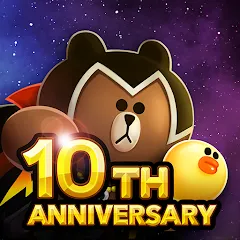 Взломанная LINE Rangers: Brown-Cony Wars!  [МОД Бесконечные монеты] - последняя версия apk на Андроид