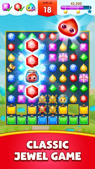 Jewels Legend - Match 3 Puzzle (Джуэл Легенд)  [МОД Много денег] Screenshot 1