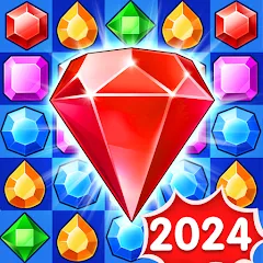 Скачать взломанную Jewels Legend - Match 3 Puzzle (Джуэл Легенд)  [МОД Много денег] - стабильная версия apk на Андроид