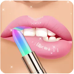 Скачать взломанную Lip Art Makeup Beauty Game  [МОД Много денег] - полная версия apk на Андроид