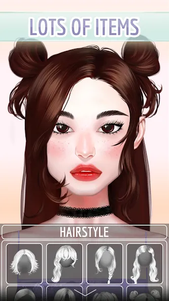 Avatar Character: Girl Creator  [МОД Все открыто] Screenshot 3