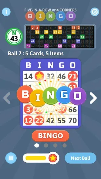 Bingo Mania - Light Bingo Game (Бинго Мания)  [МОД Unlocked] Screenshot 3