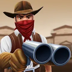 Взлом West Cowboy Western Polygon  [МОД Бесконечные монеты] - последняя версия apk на Андроид