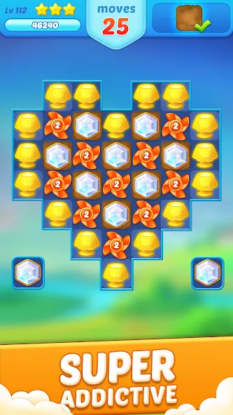 Jewel Crush™ - Match 3 Legend  [МОД Unlimited Money] Screenshot 1