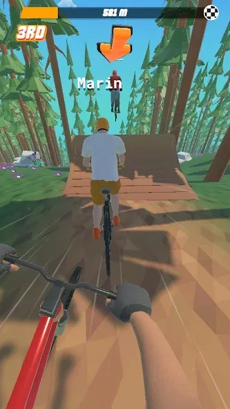 Bike Hill 3D (Байк Хилл 3Д)  [МОД Много монет] Screenshot 5