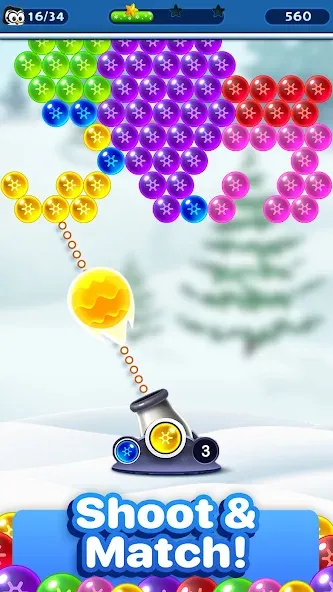 Bubble Pop Games: Shooter Cash  [МОД Unlimited Money] Screenshot 3