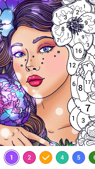 Magic Paint: Color by number (Магик Пейнт)  [МОД Бесконечные деньги] Screenshot 1