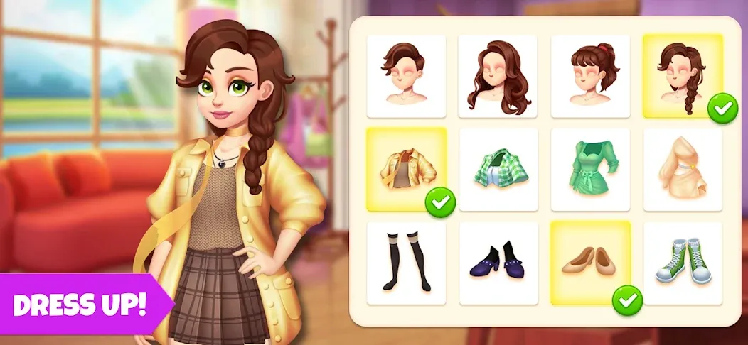 Makeover Blast: Dressup Salon (Мейковер Бласт)  [МОД Много монет] Screenshot 3