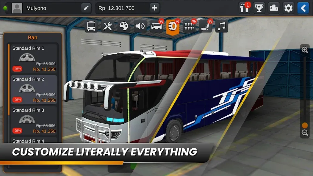 Bus Simulator Indonesia (Бус Симулятор Индонезия)  [МОД Бесконечные монеты] Screenshot 3