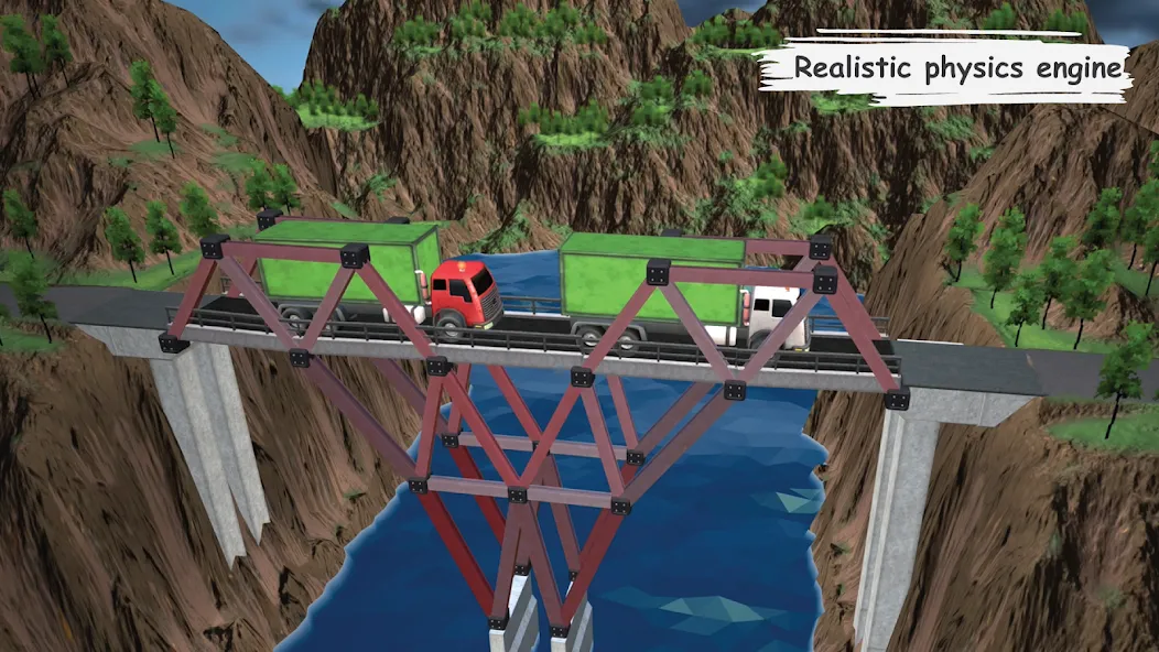 Bridgezz: Bridge Construction (Бриджзз)  [МОД Бесконечные монеты] Screenshot 4