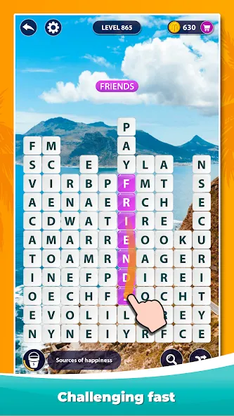 Word Surf - Word Game (Ворд Серф)  [МОД Бесконечные монеты] Screenshot 2