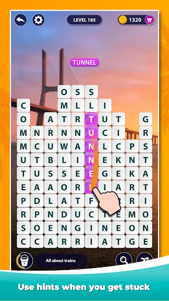 Word Surf - Word Game (Ворд Серф)  [МОД Бесконечные монеты] Screenshot 3