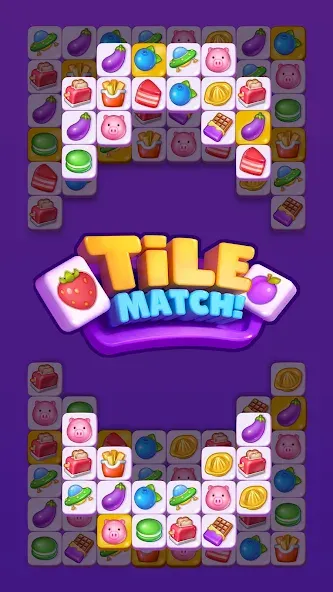 Tile Match - Matching Game (Тайл Матч)  [МОД Много монет] Screenshot 5