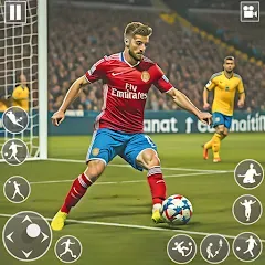 Скачать взломанную World football 2024 offline  [МОД Много денег] - последняя версия apk на Андроид