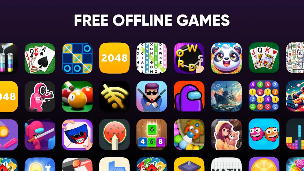 Offline Games - No WiFi - Fun  [МОД Бесконечные монеты] Screenshot 1