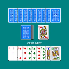 Взлом Gin Rummy (Джин Рамми)  [МОД Все открыто] - стабильная версия apk на Андроид