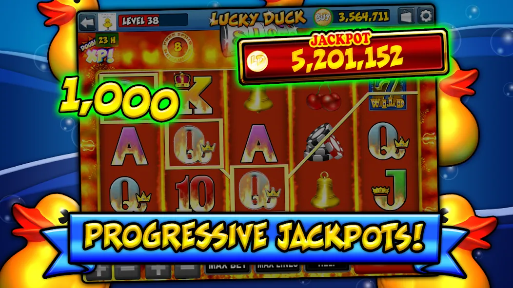 Lucky Duck Slots (Лаки Дак Слотс)  [МОД Unlimited Money] Screenshot 4