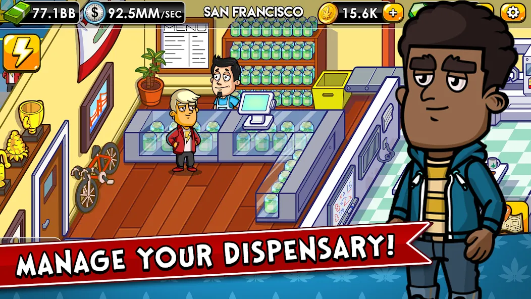 Weed Inc: Idle Tycoon (Уид Инк)  [МОД Unlocked] Screenshot 3