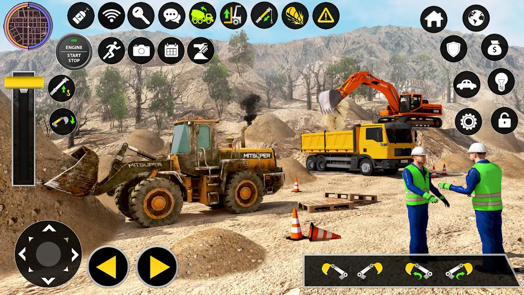 Construction Excavator Game 3D  [МОД Много денег] Screenshot 5