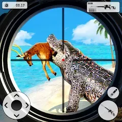 Скачать взломанную Crocodile Hunting Animal Games (Крокодил Охота Игры с животными)  [МОД Меню] - стабильная версия apk на Андроид