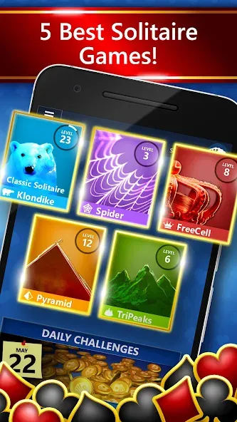 Microsoft Solitaire Collection (Майкрософт Солитер Коллекшн)  [МОД Все открыто] Screenshot 1