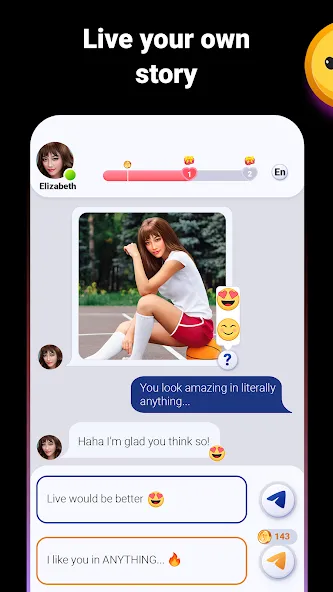 Love Stories: Dating game (Лав Сториз)  [МОД Menu] Screenshot 1