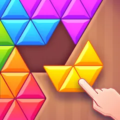 Взлом Triangles & Blocks (Полиблок)  [МОД Много монет] - полная версия apk на Андроид