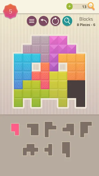 Polygrams - Tangram Puzzles (Полиграммы)  [МОД Много денег] Screenshot 5