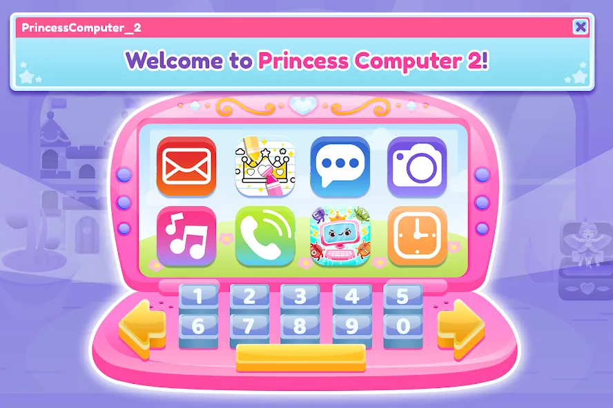 Princess Computer 2 Girl Games  [МОД Много денег] Screenshot 5