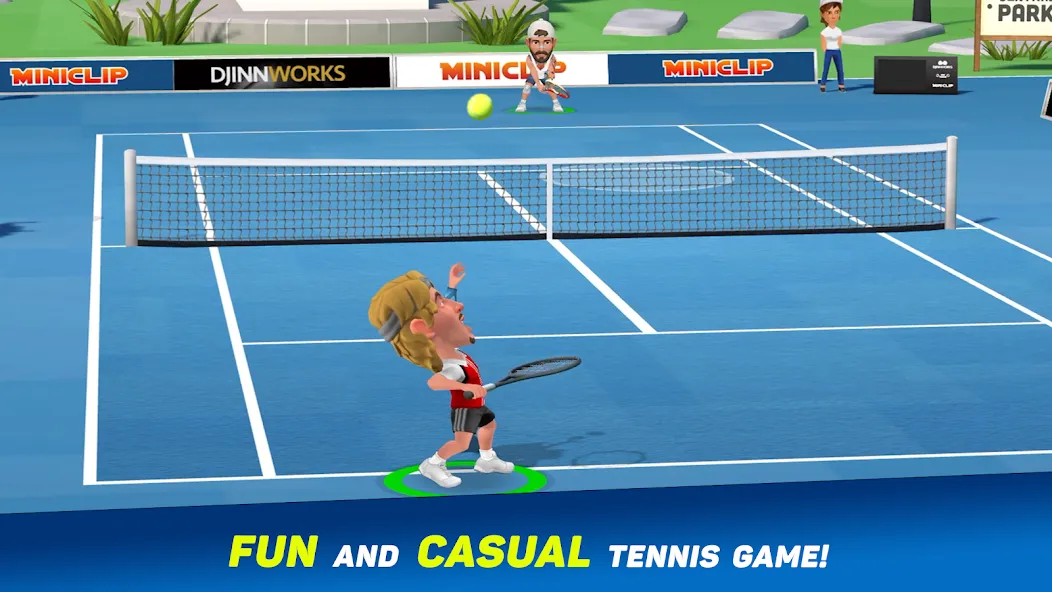 Mini Tennis: Perfect Smash (Мини Теннис)  [МОД Меню] Screenshot 1