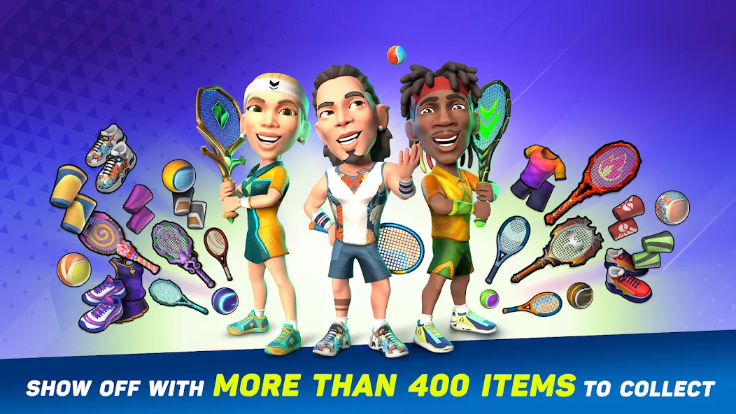 Mini Tennis: Perfect Smash (Мини Теннис)  [МОД Меню] Screenshot 5