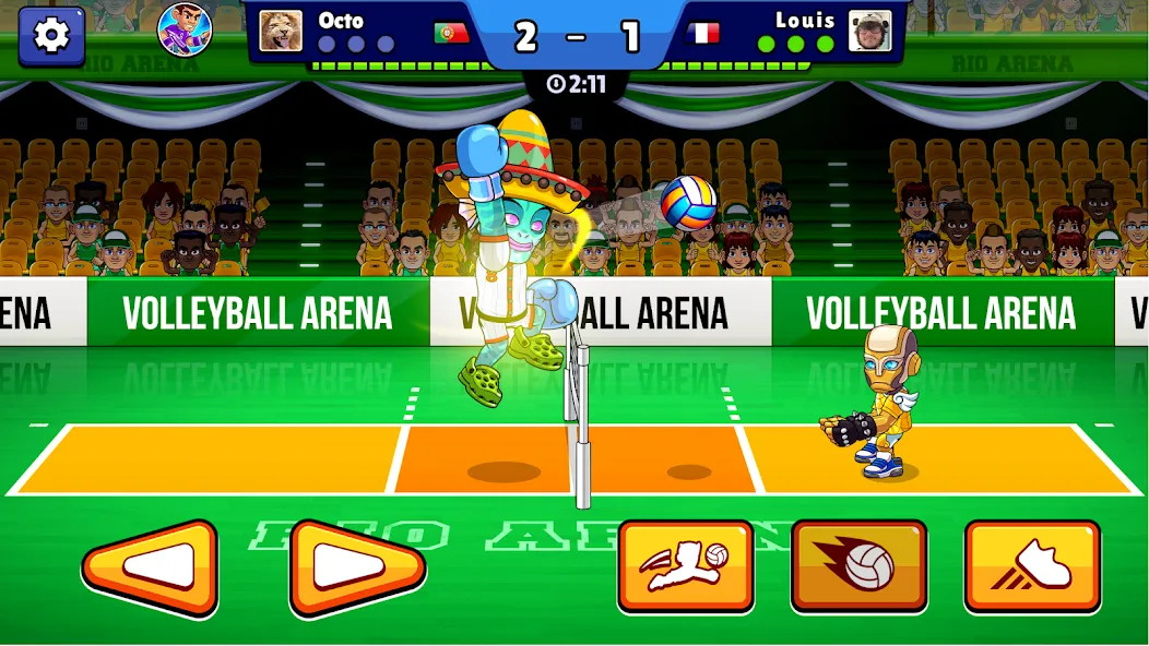 Volleyball Arena: Spike Hard (Волейбольная арена)  [МОД Unlocked] Screenshot 3