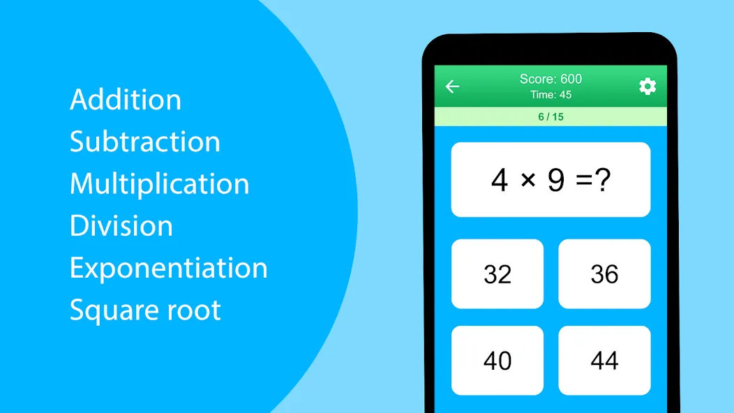 Math Games  [МОД Меню] Screenshot 2