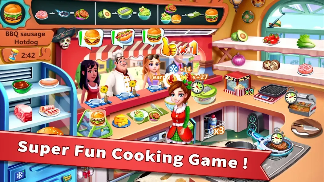 Rising Super Chef - Cook Fast (Райзинг Супер Шеф)  [МОД Много монет] Screenshot 1