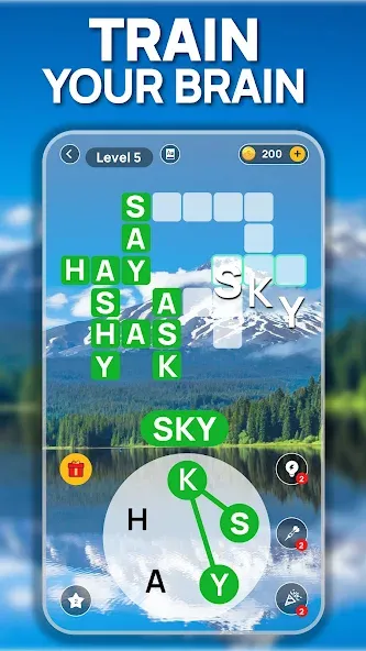 Word Scenery: Crossword (Ворд Трип)  [МОД Menu] Screenshot 1