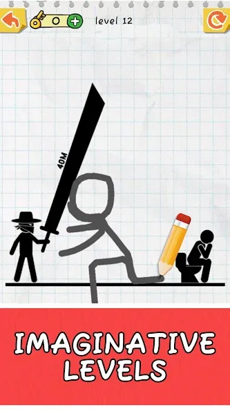 Draw 2 Save: Stickman Puzzle (Дроу 2 Сэйв)  [МОД Mega Pack] Screenshot 1